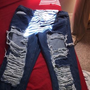 Size 15 fashion nova boyfriend jeans